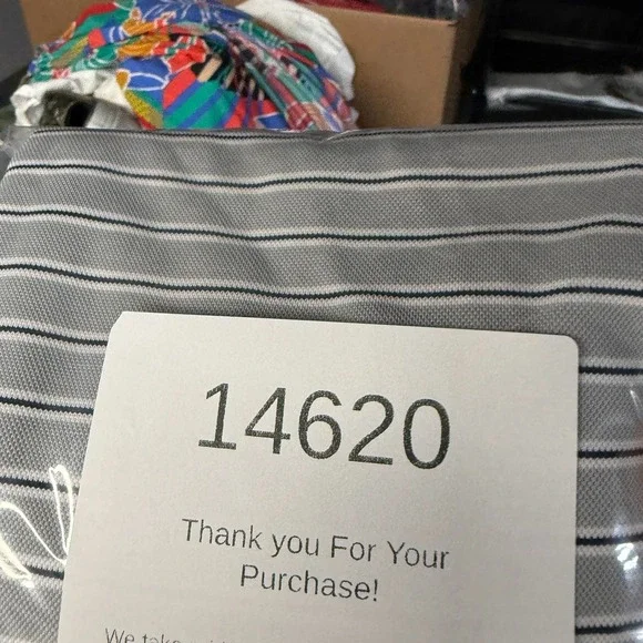 Nike Golf Polo Shirt Mens XL Gray Victory Striped Dir Fit Performance Travel - Picture 9 of 9